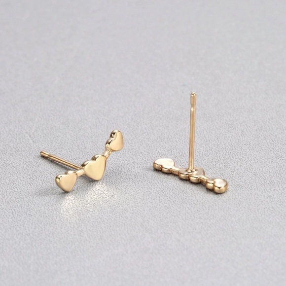🆕 3/$15 Petite 3 Star Earring Studs - Picture 4 of 4